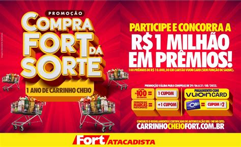 carrinho cheio forte|Fort Atacadista sorteia R$ 1 milhão em prêmios na。